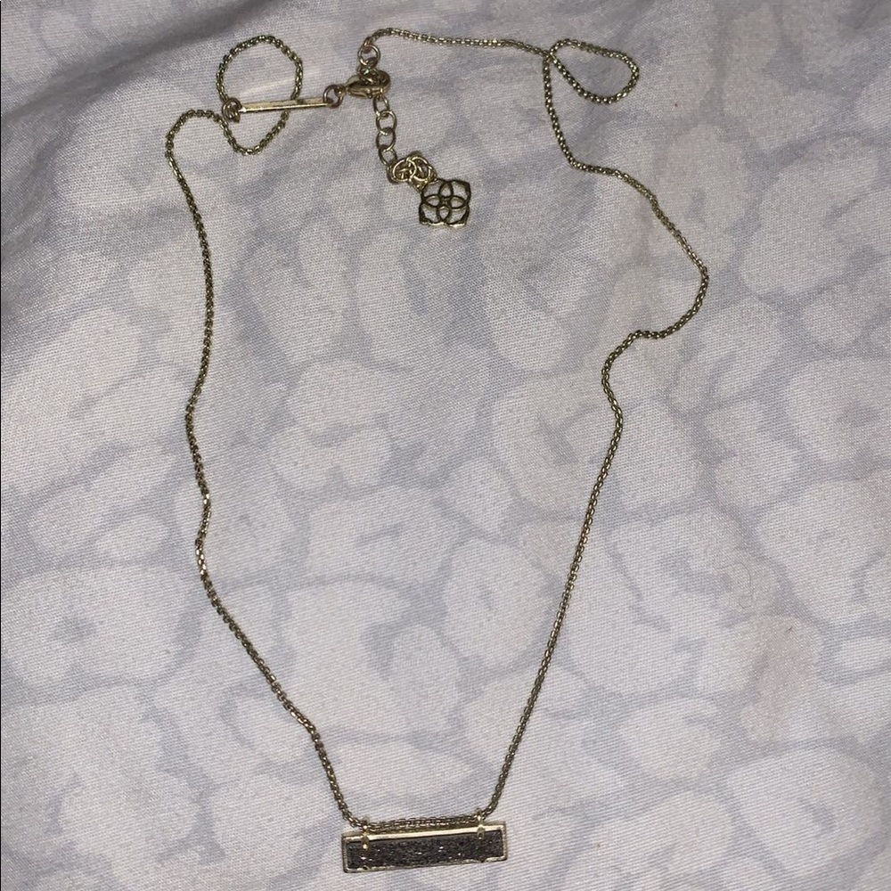Kendra Scott Platinum Leanor Necklace
